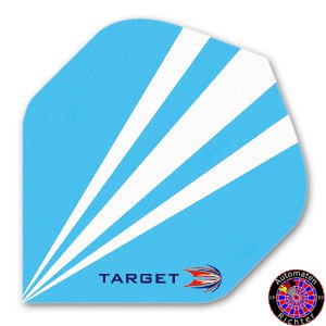 Target Match 75 Flight Standard - Target Logo Hellblau